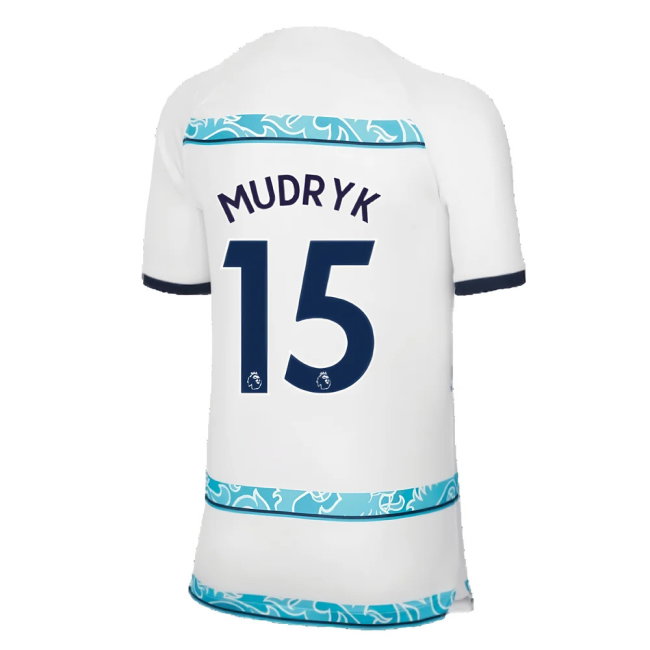 2022-2023 Chelsea Away Shirt (Kids) (Mudryk 15)-SoccerKits Hub | Buy Soccer Jerseys Online
